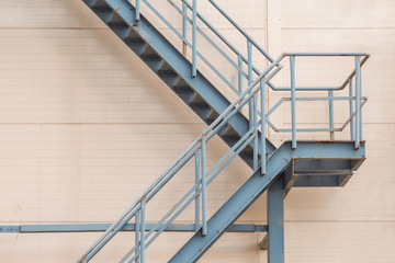 Metal staircase