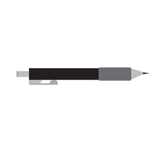 mechanical pencil flat icon vector illustration design