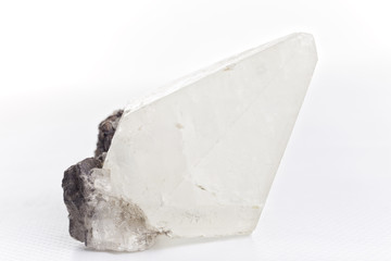 Calcite on white background.