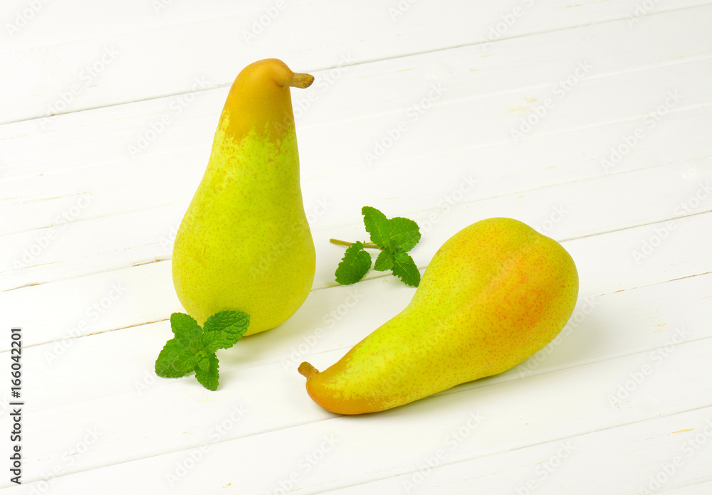 Poster two yellow pears