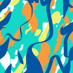 Abstract artistic hand drawn paint background