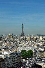 Fototapeta na wymiar Paris, France Skyline