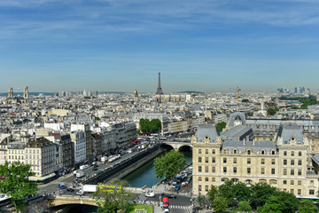 Paris, France Skyline