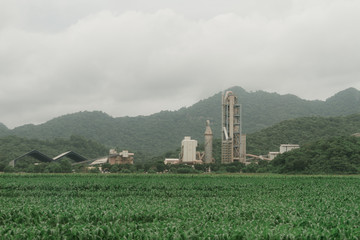 Power plant in the valley