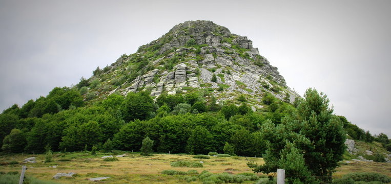 le mont gerbier des joncs en france,en ard&egrave;che