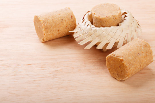 Brazilian sweet dessert corn cake