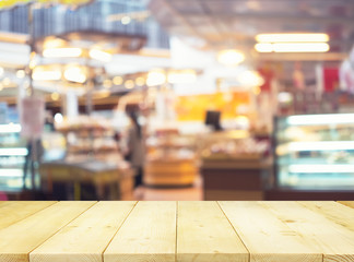 Blurred image of retail store in shopping mall for background.