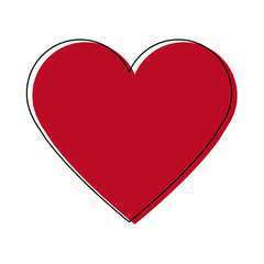 heart healthy love feeling symbol icon
