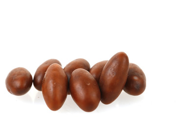 Candy on a white background