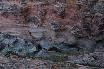 Zion National Park Canyon crevice 