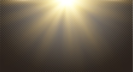 Gold glitter effect. Vector, separated elements