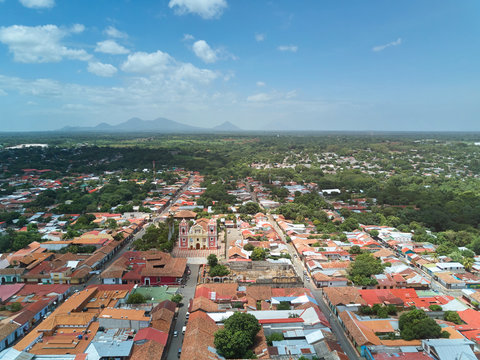 Landscape view of Leon town