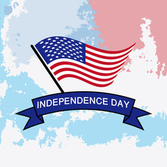 america independence day illustration