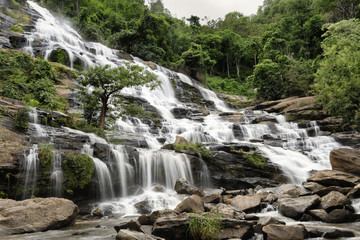 Fototapeta na wymiar Mae Ya Waterfall, Chiang Mai, Thailand