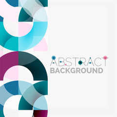 Obraz premium Kolorowe pierścienie na szarym tle, nowoczesny wzór geometryczny wzór