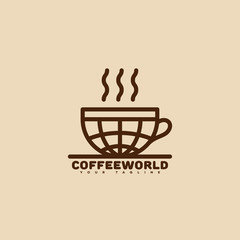 Coffee world logo
