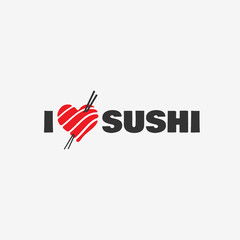 I love sushi logo