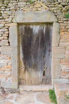Barn, old wooden door
