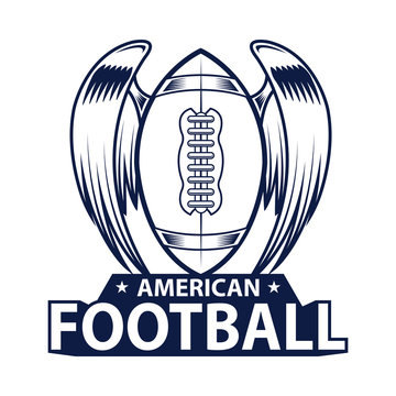 American Football Logo. American Sport style.