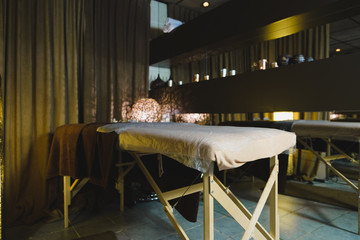 Place for relaxation in modern wellness center