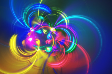 Abstract fractal background