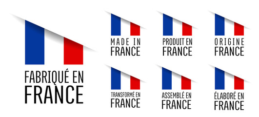 Made in France, fabriqué en France, origine France, élaboré en France, transformé en France, assemblé en France, origine France