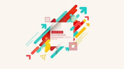 Minimalistic design, creative concept, modern diagonal abstract background. Geometric element. Vector-stock illustration