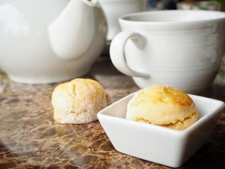 Scones with english tea
