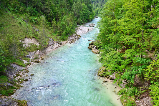 River at Wasserlochklamm, Austria