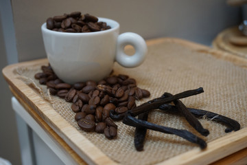 Roasted Coffee Bean, Sack, Bag, Coffee Crop, Burlap