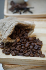 Roasted Coffee Bean, Sack, Bag, Coffee Crop, Burlap