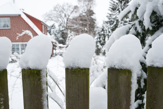 Wintereinbruch auf dem Land