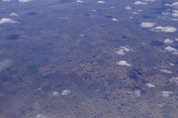 ネバダ州の空から空撮
