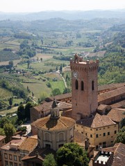 Fototapeta na wymiar San Miniato Toscane Italie