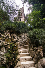 Obraz premium Quinta da Regaleira is a World Heritage Site by UNESCO with in the Cultural Landscape of Sintra Portugal