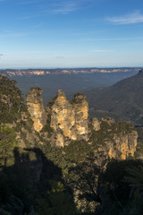 Landscape view of Blue Mountains national park