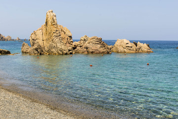 Fototapeta na wymiar Spiaggia di Tinnari