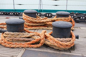 Fototapeta na wymiar Ship's rope