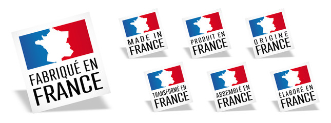 Made in France, fabriqué en France, origine France, élaboré en France, transformé en Trance, assemblé en France, produit en France