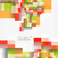 Abstract blocks template design background, simple geometric shapes on white, straight lines and rectangles