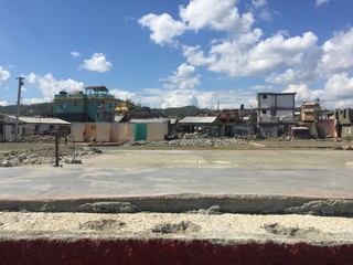 Baracoa view after hurricane Matthew 2017