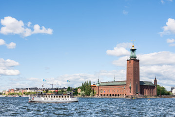 View over City Hall in Stockholm, Sweden
