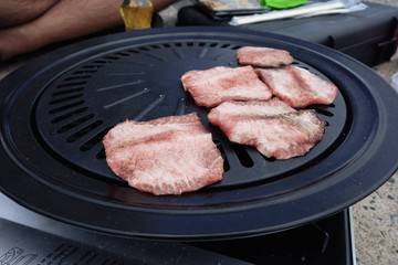焼き肉　バーベキュー　野外
