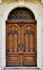 Old front door of the Orthodox church