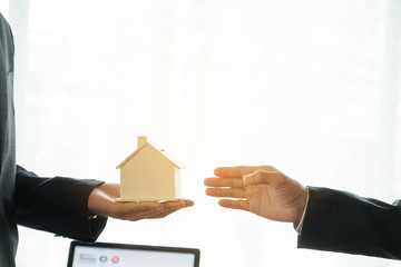 Buying  new home concept