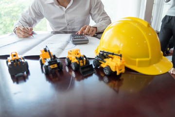 Engineers are working on engineering and think about analysis at the job