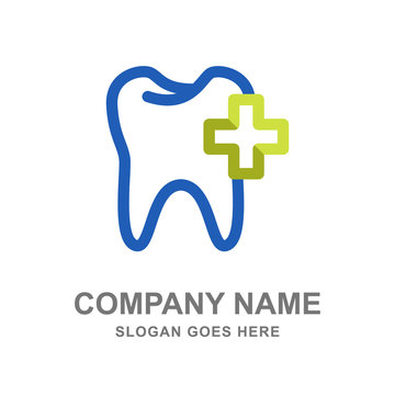 Dentist Dental Care Logo Vector Icon Business Template