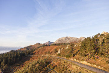 Fototapeta premium Mountain road.