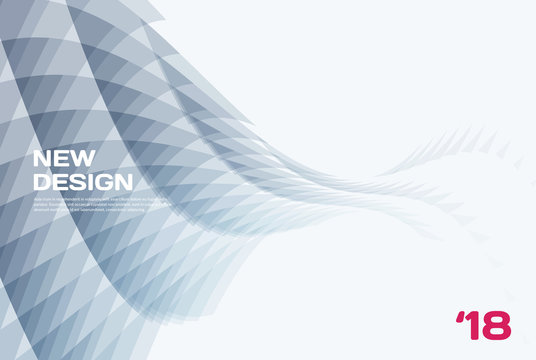 Abstract vector design background with triangles