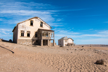 Ghost town of Kolmanskop outside Luderitz in Namibia, Africa